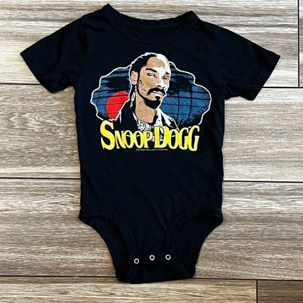 Rowdy Sprout Snoop Dog Short Sleeve Bodysuit Size 3-6M